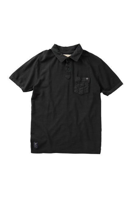 Grey Pique Polo Shirt